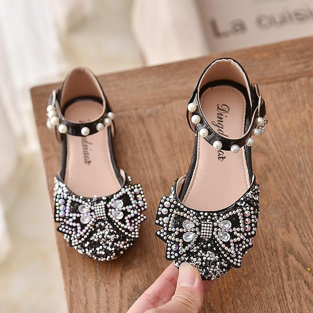 Dress Heel Glitters Glitter PU Daily Girls' Shoes Heels