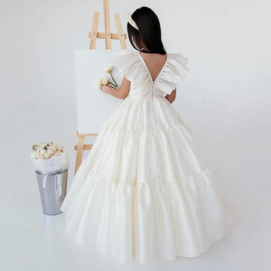 Girls' Dress Girl Formal First Communion Flower