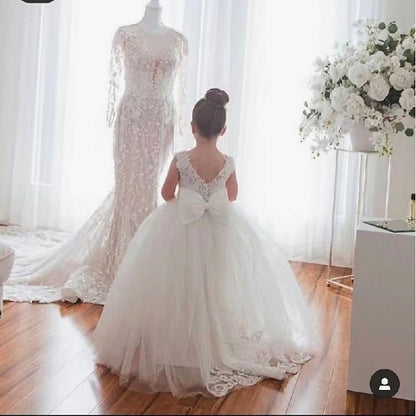 Girls' Flower Girl Dress Party First Communion