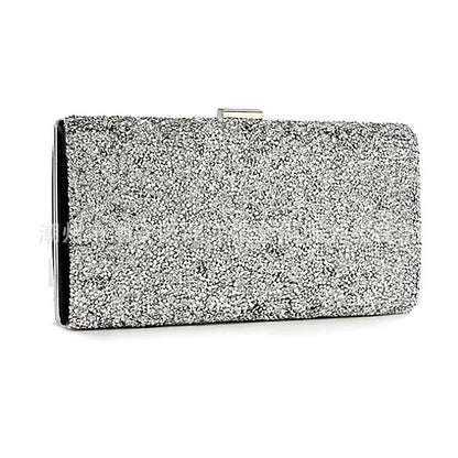 Glitter Silver Women's Clutch