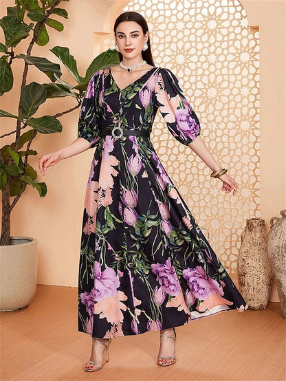 the Length Bride of A-Line V Mother Floor Dress Neck Elegant