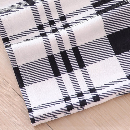 Pieces Kids 2 Set Girls' Dress Block Color Long Suits