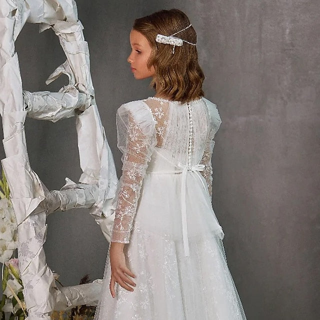 Formal Girl Dress Flower Gown Girls' Princess First