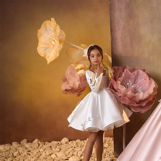 Girl Party Dress Girls' Flower Kids First Communion
