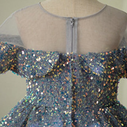 Girls' Dress Flower Gown Girl Evening Party