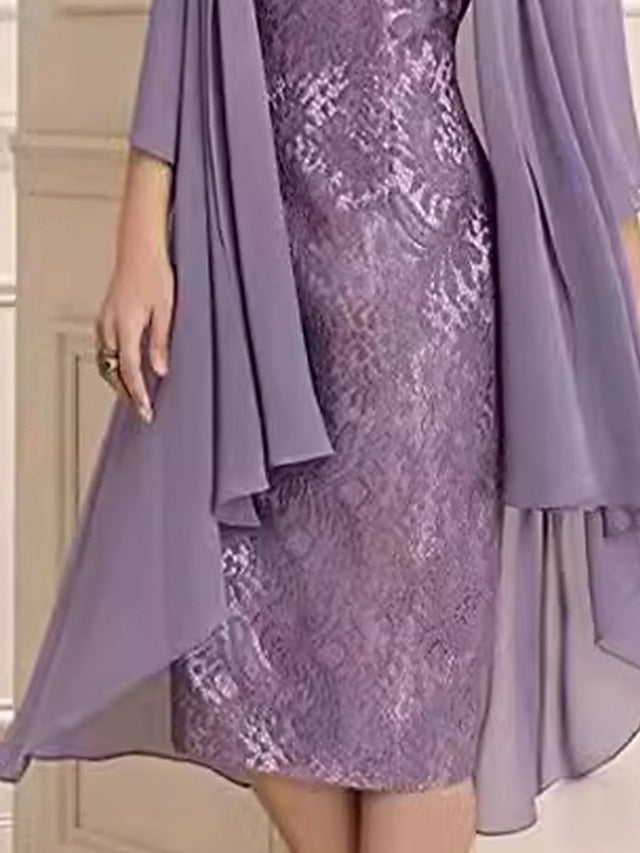 the Bride Dress Sets Piece of Simple Elegant Mother Two