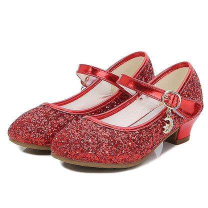 Jane Sparkly Girls' Heel Low Mary - Glitter Shoes