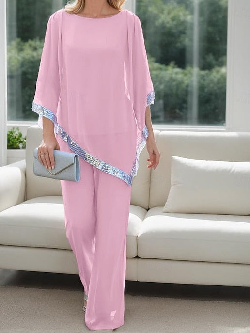 Bride Dress Pantsuit Elegant of Two the Simple Piece Mother
