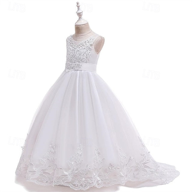 Dress Girls' Kid's Flower Princess Girl