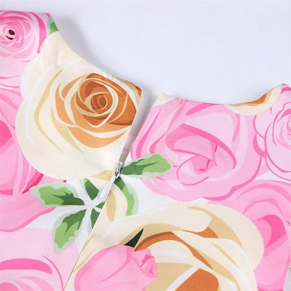 Kids Dress Floral Girls' Sleeve Short Party Flower