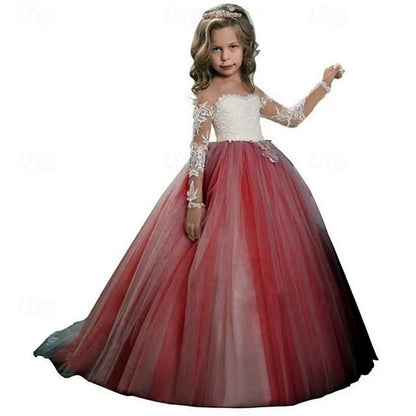 Girl Kid's Princess Flower Girls' Dress