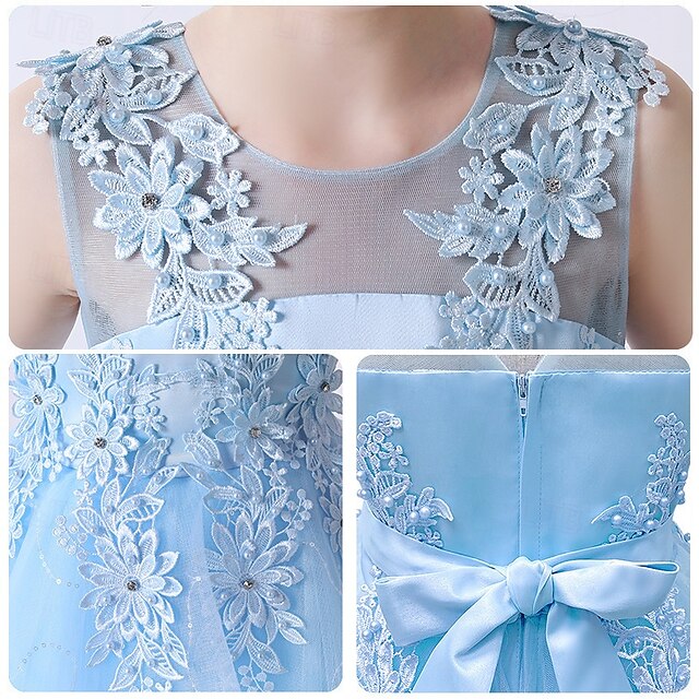 Girls' Flower Princess Dress Girl Kid's