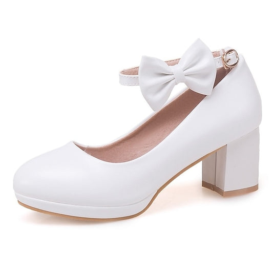 Shoes Jane Weddings Bow White for Perfect - Mary Girls'