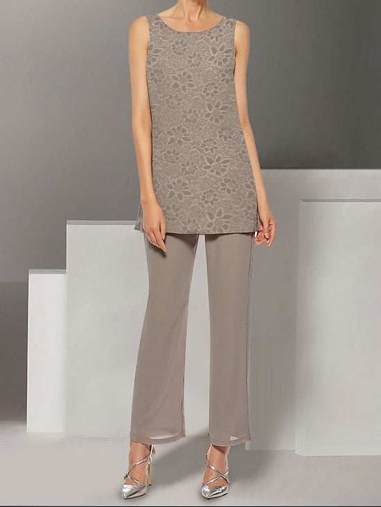 3 the Elegant Dress Beach of Bride Pantsuit Piece Wedding Mother