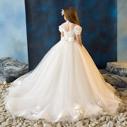 Kids Girls' First Communion Girl Party Flower Dress