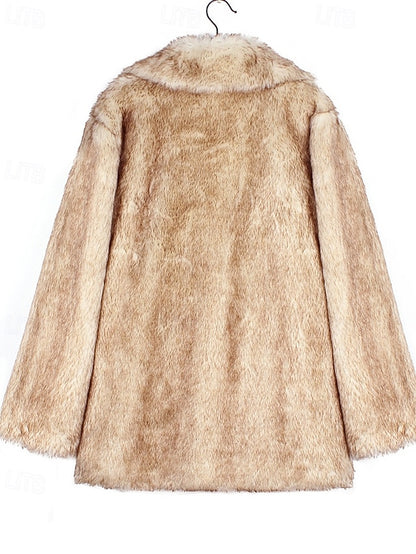Warm Coat Comfortable Fur Faux Furs Women's