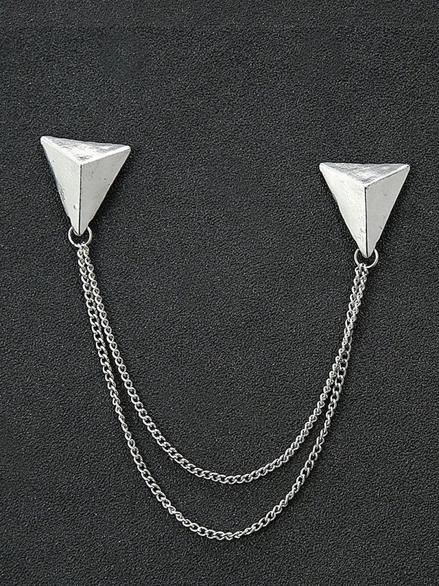 Collar Christmas Alloy – Pins Reindeer Elegant Men's