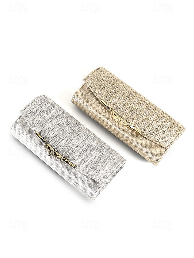 Handbag Evening Women's - Party Elegant Glitter Clutch Gold
