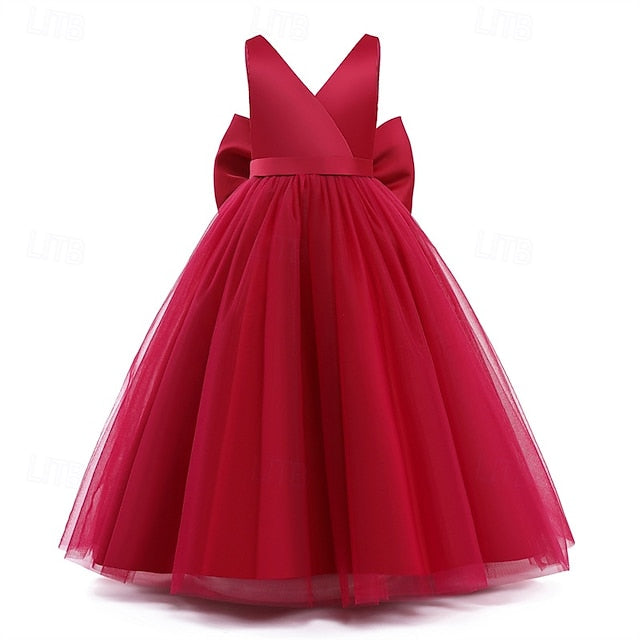 Girls' Girl Kid's Dress Princess Flower