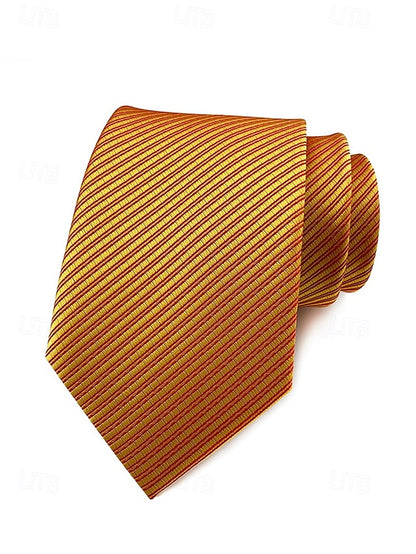 Men's tie satin striped