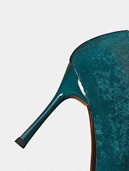 Pointed – Heels Buckle Toe Champagne Elegant Women's