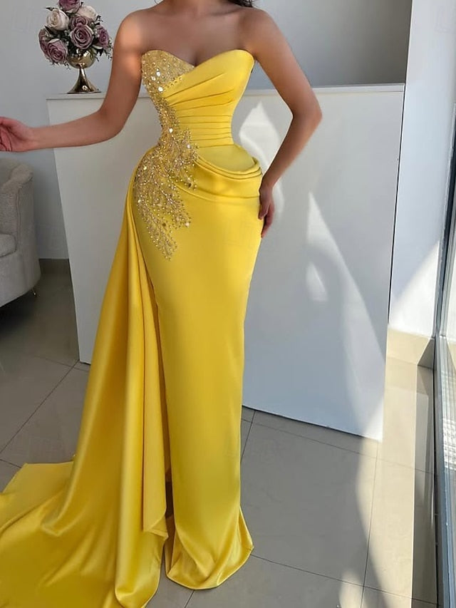Evening Mermaid Gown Trumpet Dress Formal / Wedding Elegant