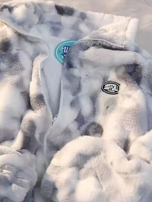 Warm Women's Fleece Faux Jacket Teddy Coat Fur