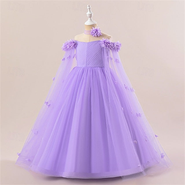 Dress Kid's Girl Flower Princess Girls'