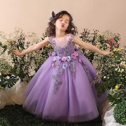 Flower Kid's Dress Girls' Girl Princess