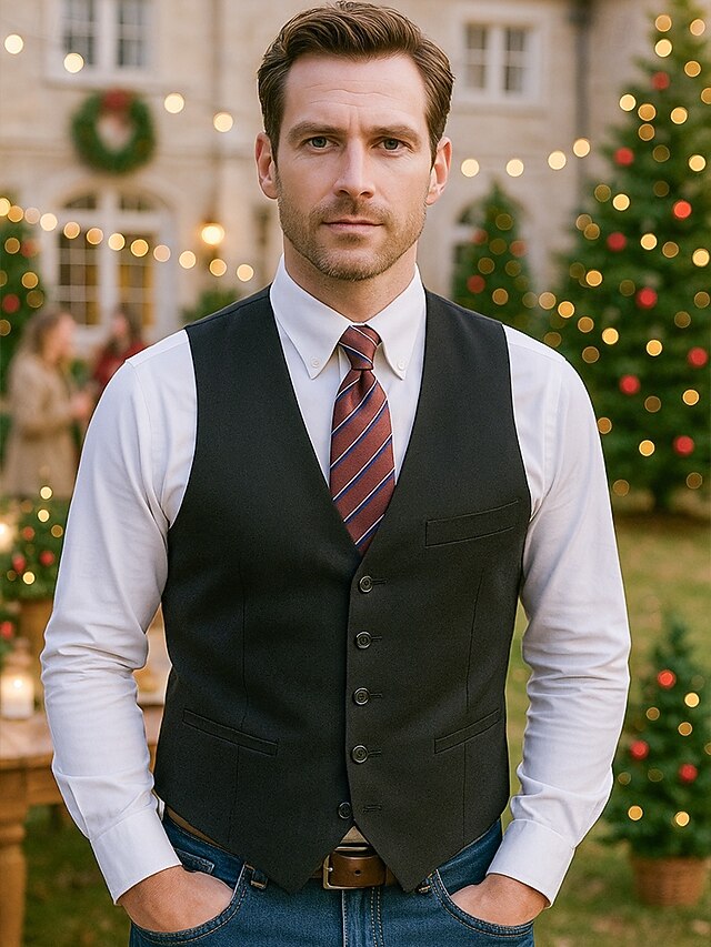 Classic Necktie Tie Men's Silk and Paisley Striped