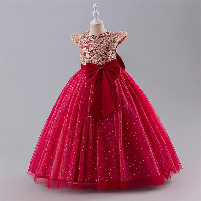 Dress Princess Kid's Girl Flower Girls'