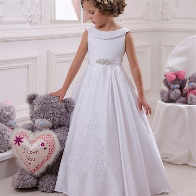 Flower Girl Formal Girls' Dress Kid's Lace