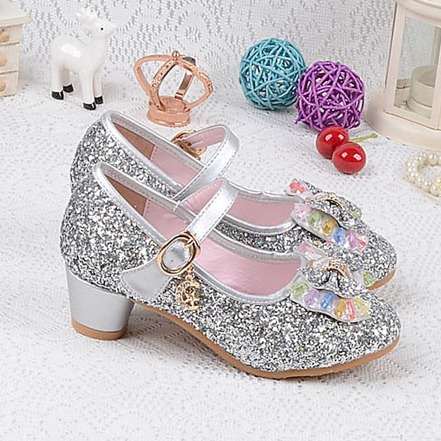 – Mary Girls' Princess Shoes Sparkling Jane Glitter Party
