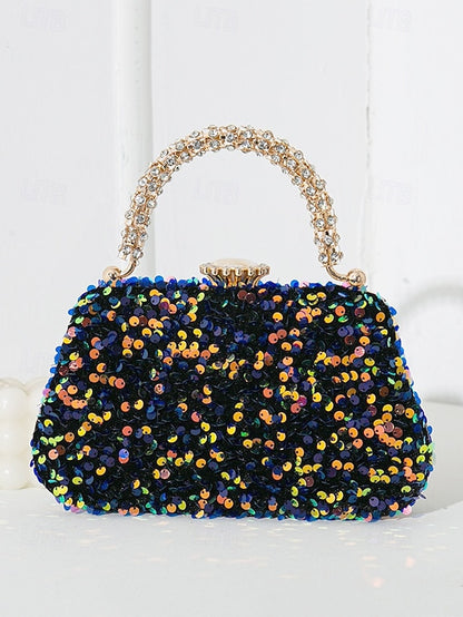 – Women's Bag Evening Embellished Sequin Vintage Clutch