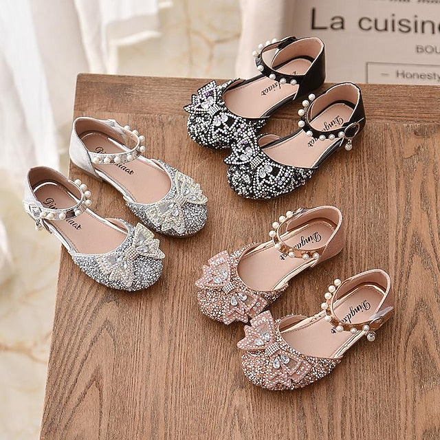 Dress Heel Glitters Glitter PU Daily Girls' Shoes Heels