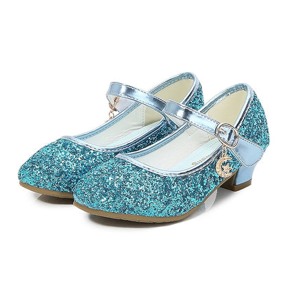Jane Sparkly Girls' Heel Low Mary - Glitter Shoes