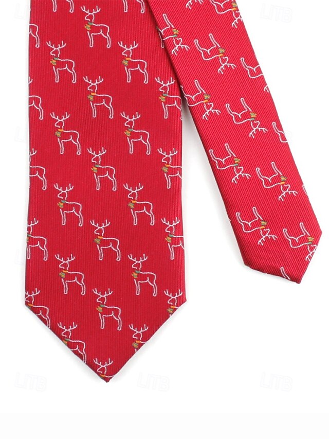 Christmas Men's with Santa Necktie