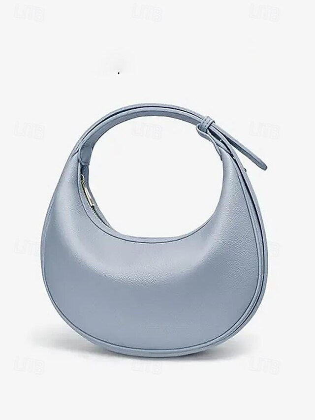 Women's - Bag White Elegant Stylish Crescent Shoulder