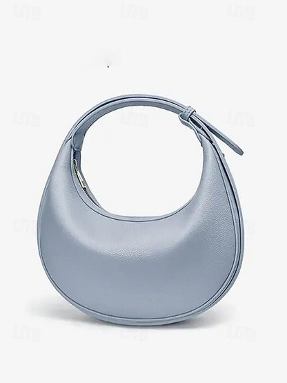 Women's - Bag White Elegant Stylish Crescent Shoulder