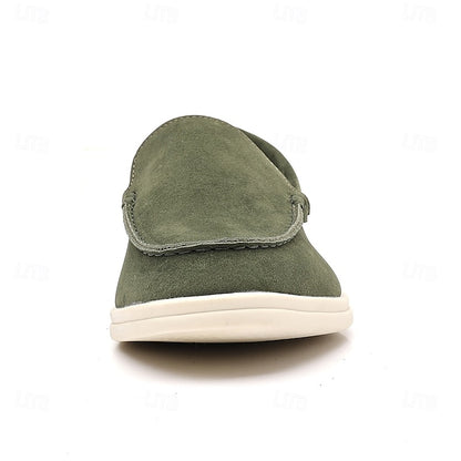 Slip-On Men's Loafers Casual Breathable Faux Blue – Light