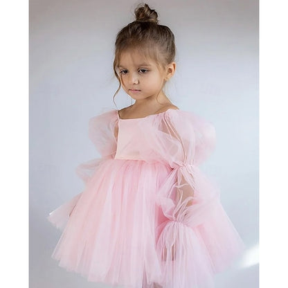Kid's Princess Girls' Girl Dress Flower