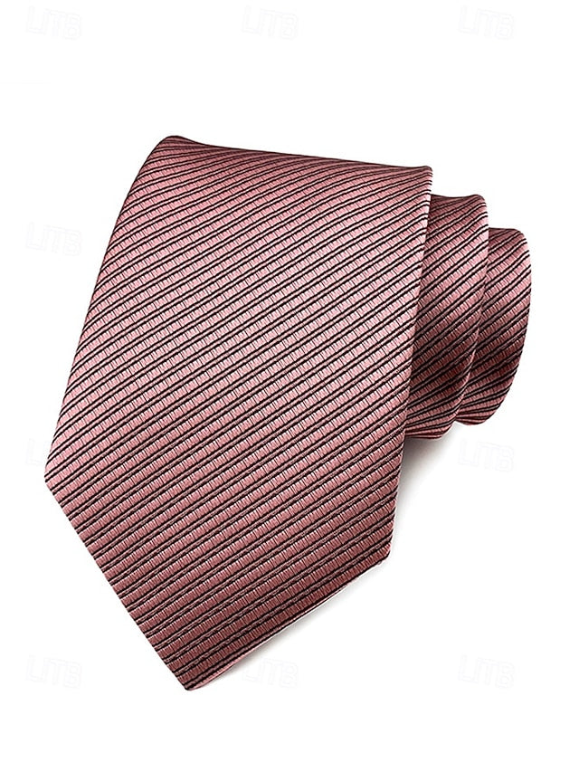 Men's tie satin striped