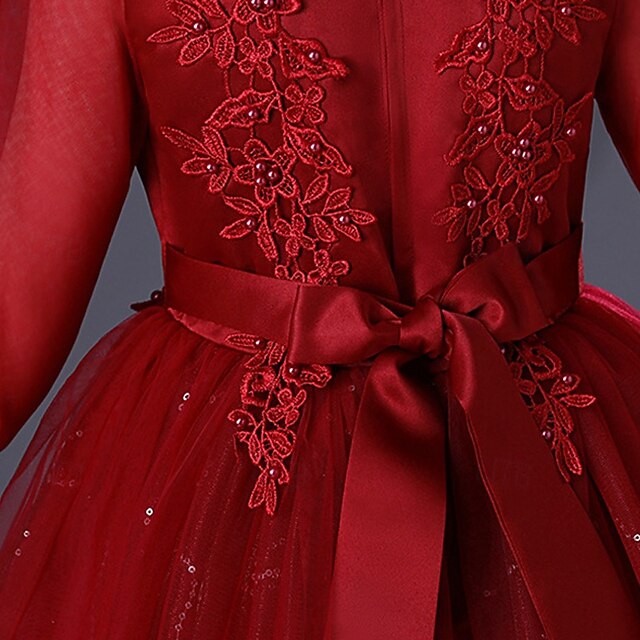 Dress Princess Kid's Flower Girl Girls'