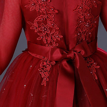 Dress Princess Kid's Flower Girl Girls'