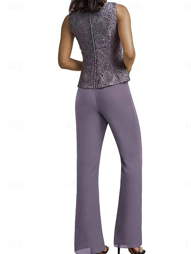 Dress Elegant Bride Simple Wedding the Pantsuit Mother of Guest