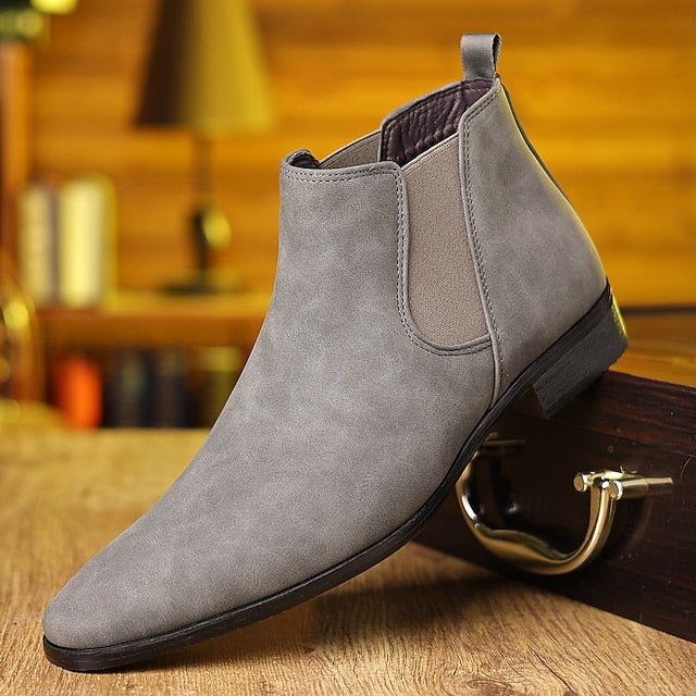 Boots Casual Business Ankle Chelsea Boots- Men's for