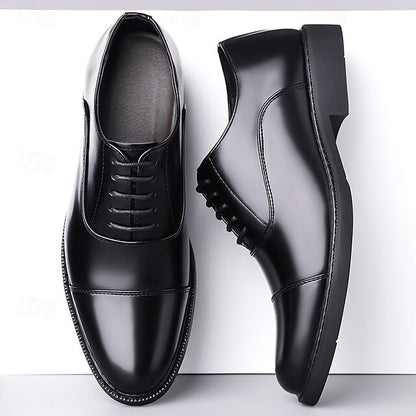 Cap-Toe Dress – Shoes Design Oxford Brown Classic Men's