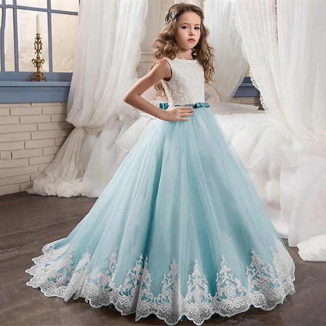 Girl Girls' Princess Kid's Dress Flower