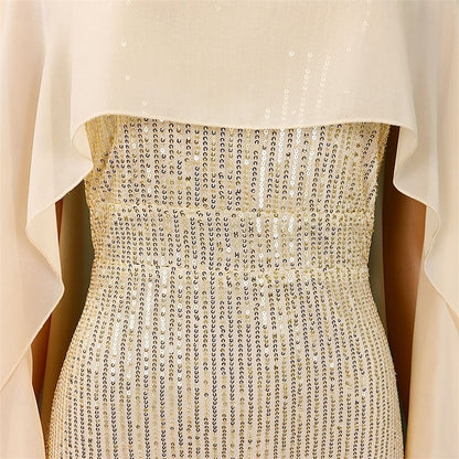 Neck of Elegant Mother Dress Bride Length Crew Floor the