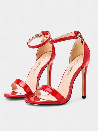 Wedding Metallic Stiletto Heel Sleek – for Sandals Women